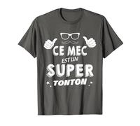 Ce Mec Est Un Super Tonton Cadeau pour Mon Oncle Préféré T-Shirt, Homme, Asphalte, L