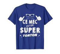 Ce Mec Est Un Super Tonton Cadeau pour Mon Oncle Préféré T-Shirt, Homme, Bleu Royal, L