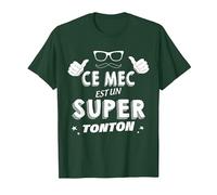 Ce Mec Est Un Super Tonton Cadeau pour Mon Oncle Préféré T-Shirt, Homme, Vert Forêt, S