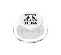 Ce mec Joue du Tuba à Deux Pouces PopSockets PopGrip pour MagSafe