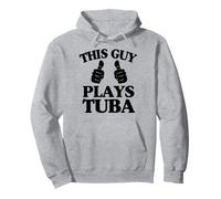 Ce mec Joue du Tuba à Deux Pouces Sweat à Capuche