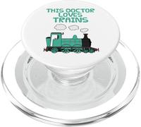 Ce médecin adore les trains, passionné de chemins de fer PopSockets PopGrip pour MagSafe