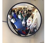 Ce miroir mural mode extra-large a un diamètre de 30 cm (environ 12 pouces). Ce miroir d'entrée magique monté au mur peut non seulement être utilisé comme miroir, mais aussi comme miroir pour selfie, 