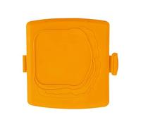 Ce moule à sandwich multifonctionnel est fabriqué en silicone durable et passe au micro-ondes et au four. Il chauffe rapidement et est très pratique pour préparer des sandwichs et des en-cas. (orange)