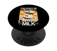 Ce ne Sera Pas Mon dernier Lait au Chocolat PopSockets PopGrip Adhésif