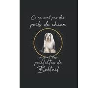 Ce ne sont pas des poils de chien, ce sont des paillettes de bobtail: Ruled Carnet de notes chiens Agenda chien Idée cadeau chien