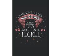 Ce ne sont pas des poils de chien, ce sont des paillettes de Teckel: Ruled Carnet de notes chiens Agenda chien Idée cadeau chien