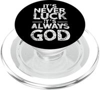 Ce n'est jamais de la Chance, C'est Toujours Dieu PopSockets PopGrip pour MagSafe