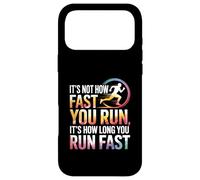 Ce n'est Pas à Quelle Vitesse Vous courez Marathon Course Motivation XC Coque pour iPhone 17 Pro Max