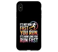 Ce n'est Pas à Quelle Vitesse Vous courez Marathon Course Motivation XC Coque pour iPhone XS Max