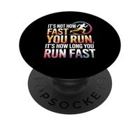 Ce n'est Pas à Quelle Vitesse Vous courez Marathon Course Motivation XC PopSockets PopGrip Adhésif