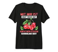 Ce n'est Pas Bon pour Moi de Manger des Cerises Aujourd'hui T-Shirt Haut de Gamme