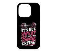 Ce n'est Pas de la Sueur, C'est Mon Corps Qui pleure Coque pour iPhone 14 Pro