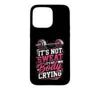 Ce n'est Pas de la Sueur, C'est Mon Corps Qui pleure Coque pour iPhone 15 Pro Max