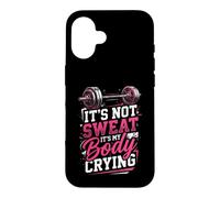 Ce n'est Pas de la Sueur, C'est Mon Corps Qui pleure Coque pour iPhone 16