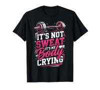 Ce n'est Pas de la Sueur, C'est Mon Corps Qui pleure T-Shirt Graphique avec Valeur