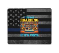 Ce n'est Pas De L'Accumulation Compulsive Si C'est du Vinyle Tapis De Souris Durable Tapis Souris Douce Mouse Pad pour Bureau Maison Études 25X30Cm