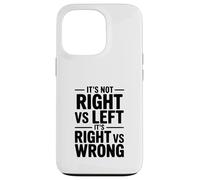 Ce n'est Pas Droit vs Gauche, C'est Bien vs Mauvais Coque pour iPhone 13 Pro