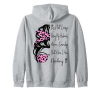 Ce n'est pas facile d'être le bonbon pour les bras de mon mari, mais je suis là Sweat à Capuche