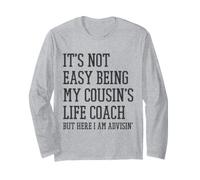 Ce n'est Pas Facile d'être Le Coach de Vie de Mon Cousin Manche Longue