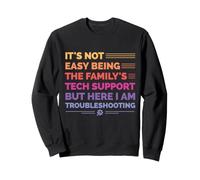 Ce n'est Pas Facile d'être Le Support Technique de la Famille - Vintage Sweatshirt