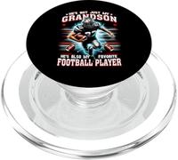 Ce n'est Pas Juste Mon Petit-Fils, C'est Aussi Le Joueur de Football préféré PopSockets PopGrip pour MagSafe