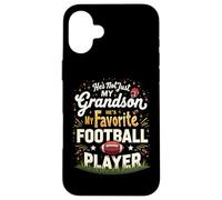 Ce n'est Pas Juste Mon Petit-Fils, C'est Mon Joueur de Football préféré Coque pour iPhone 16 Plus