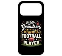 Ce n'est Pas Juste Mon Petit-Fils, C'est Mon Joueur de Football préféré Coque pour iPhone 17 Pro Max