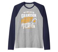 Ce n'est Pas Juste Mon Petit-Fils, C'est Mon Joueur de Football préféré Manche Raglan
