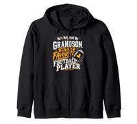 Ce n'est Pas Juste Mon Petit-Fils, C'est Mon Joueur de Football préféré Sweat à Capuche
