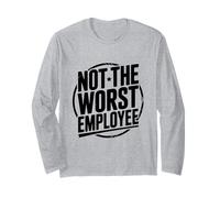 Ce n'est Pas Le Pire Bureau Humoristique des employés Manche Longue