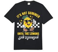 Ce n'est Pas l'été Tant Que Les Citrons ne sont Pas pressés. Limonade rétro Comfort Colors Adult Heavyweight T-Shirt