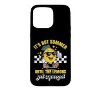 Ce n'est Pas l'été Tant Que Les Citrons ne sont Pas pressés. Limonade rétro Coque pour iPhone 15 Pro Max