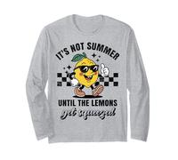 Ce n'est Pas l'été Tant Que Les Citrons ne sont Pas pressés. Limonade rétro Manche Longue