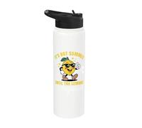 Ce n'est pas l'été tant que les citrons ne sont pas pressés. Limonade rétro Stainless Steel Insulated Water Bottle