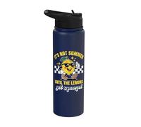 Ce n'est pas l'été tant que les citrons ne sont pas pressés. Limonade rétro Stainless Steel Insulated Water Bottle