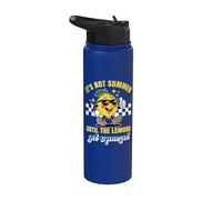 Ce n'est pas l'été tant que les citrons ne sont pas pressés. Limonade rétro Stainless Steel Insulated Water Bottle