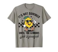 Ce n'est Pas l'été Tant Que Les Citrons ne sont Pas pressés. Limonade rétro T-Shirt
