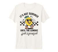 Ce n'est Pas l'été Tant Que Les Citrons ne sont Pas pressés. Limonade rétro T-Shirt Haut de Gamme