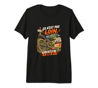 Ce n'est Pas Loin Il Y A Juste 1800 D Plus Gravel T-Shirt Haut de Gamme