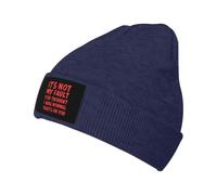 Ce n'est Pas Ma Faute Si Tu Pensais Que J'Étais Normal, C'est De Ta Faute. Bonnet Homme Coupe-Vent Bonnet Hiver Unisexe Chapeau pour Homme Temps Froid Extérieur