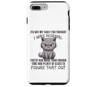 Ce n'est Pas ma faute si tu pensais Que j'étais Normal, drôle, Cat Kitten. Coque pour iPhone 7 Plus/8 Plus