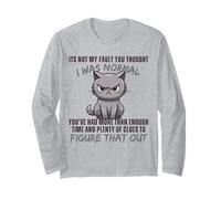Ce n'est Pas ma faute si tu pensais Que j'étais Normal, drôle, Cat Kitten. Manche Longue