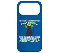 Ce n'est Pas ma faute si tu pensais Que j'étais Un Chat Dragon drôle et Normal Coque pour iPhone 17 Pro Max