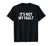 Ce n'est Pas ma faute T-Shirt Graphique avec Valeur