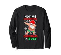 Ce n'est pas moi qui fête Noël en juillet en tamponnant les Santa Dab Boys Manche Longue
