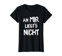 Ce n'est Pas Moi T-Shirt Graphique avec Valeur, Femme, Noir, S