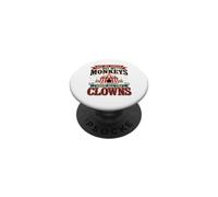 Ce n'est Pas Mon Cirque mais Je connais Tous Les Clowns drôles et sarcastiques PopSockets PopGrip Adhésif