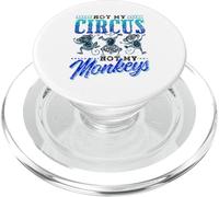 Ce n'est Pas Mon Cirque, Pas Mes singes Qui Disent « Animal Amateur de singes » PopSockets PopGrip pour MagSafe