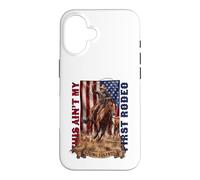 Ce n'est Pas Mon Premier Cow-Boy de rodéo Coque pour iPhone 16